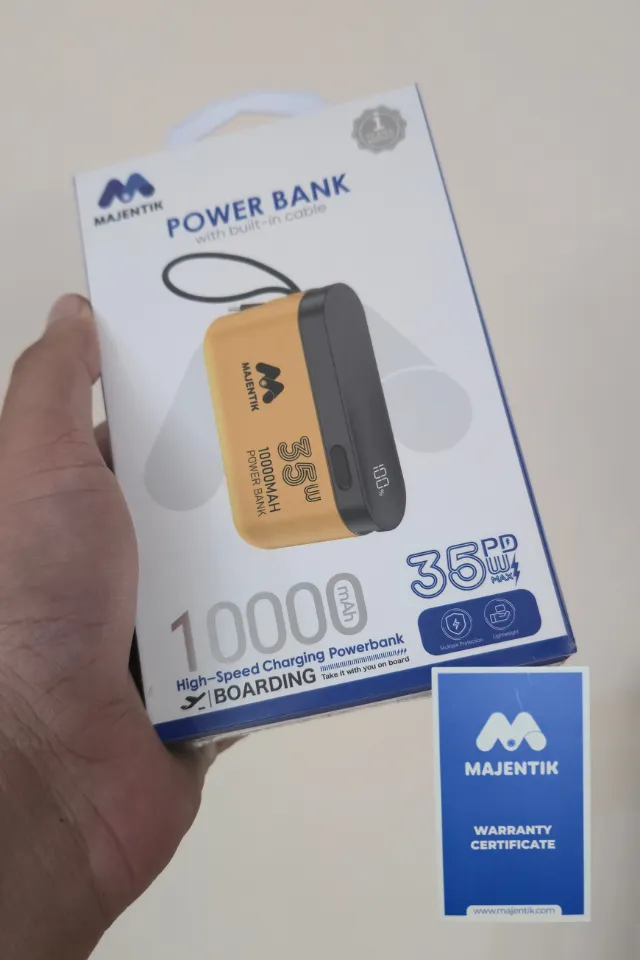 Majentik Power Bank 35w + كابل شحن فائق السرعة 4×1 - الصورة 5