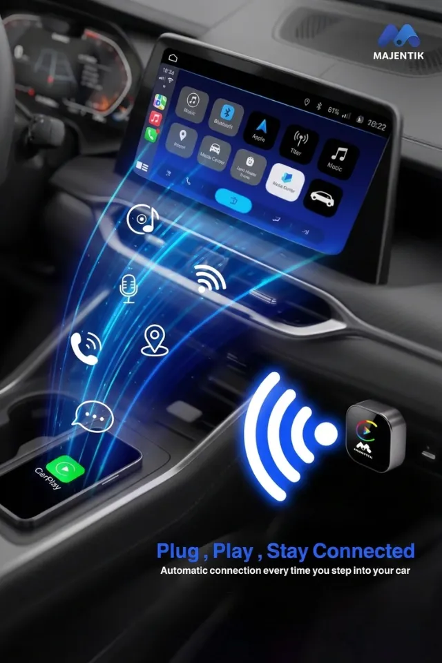 Wireless CarPlay MMC-002 ๐ ุญููู ุนุฑุจูุชู ูู Wireless ูู ุซูุงูู